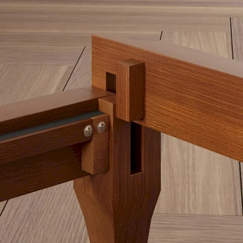Solid Dry Bamboo Wood Platform Bed Frame