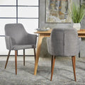 Mid-century Fabric Dining Chair (Set of 2)