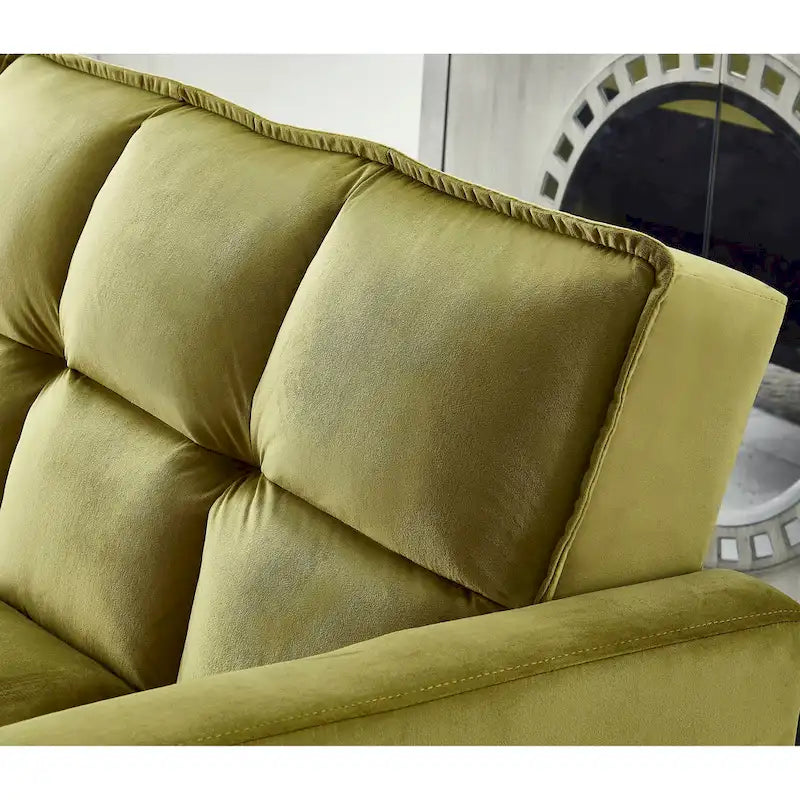 Comfortable Velvet Sleeper Sofa Bed
