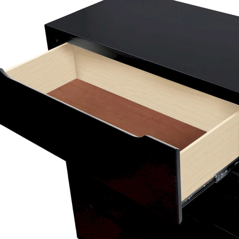 Mid-century Modern 4-Drawer Solid Wood Chest