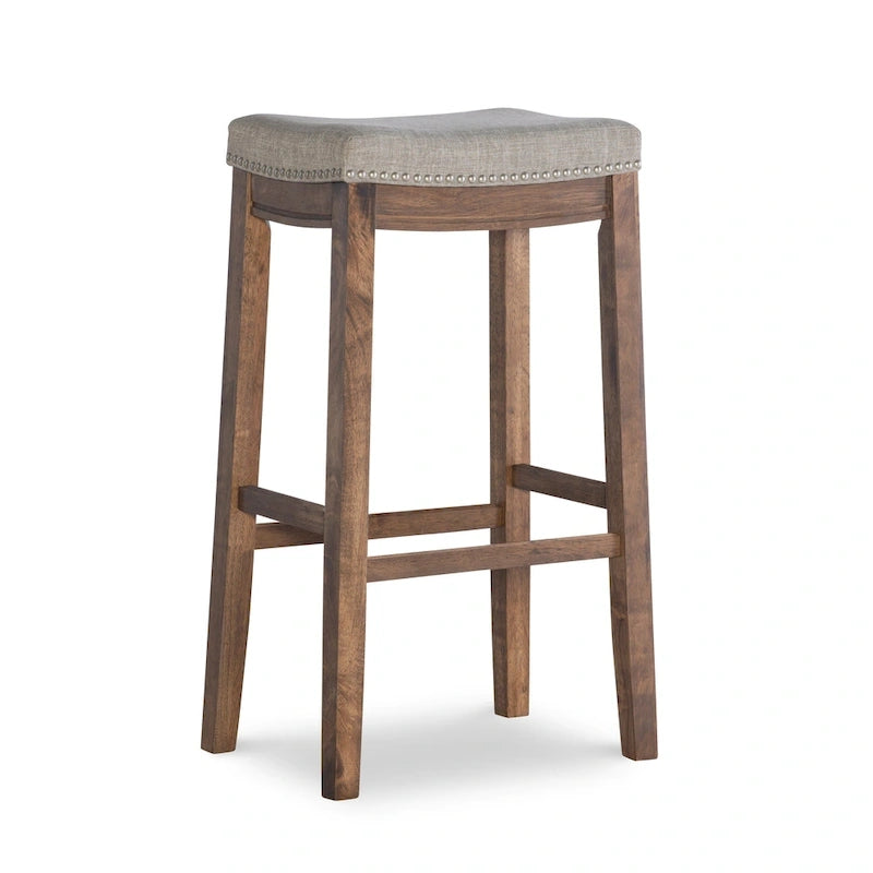 Willamette Rustic 32-Inch Backless Bar Stool