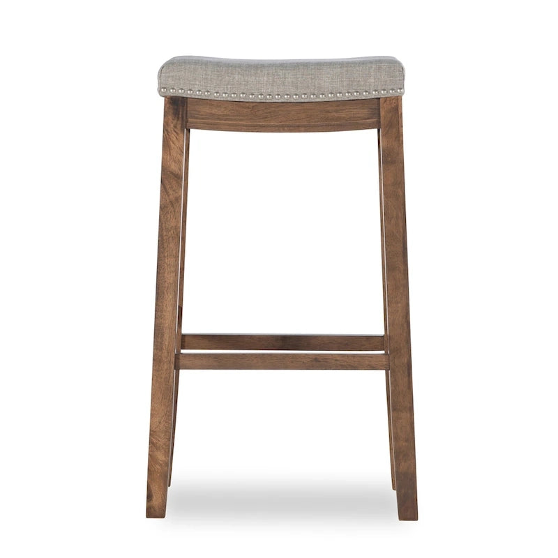 Willamette Rustic 32-Inch Backless Bar Stool