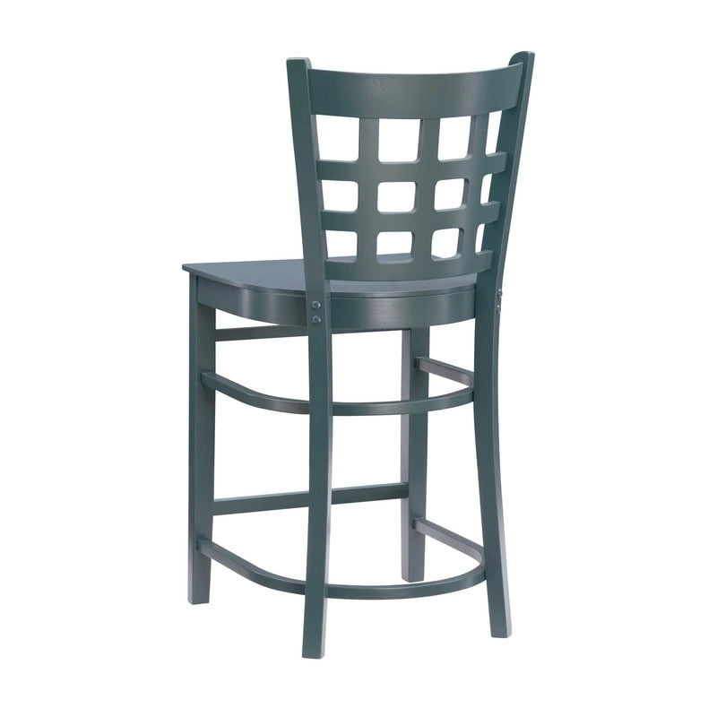 Modern Upholstered Counter Stool Set of 2 with Metal Legs for Kitchen Bar