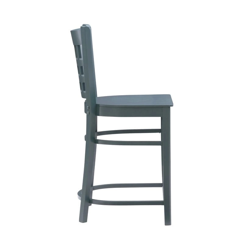 Modern Upholstered Counter Stool Set of 2 with Metal Legs for Kitchen Bar