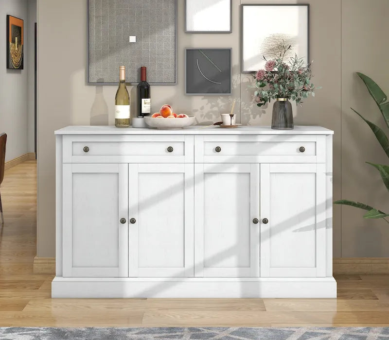 Storage Buffet Cabinet with 2 Drawers - N/A