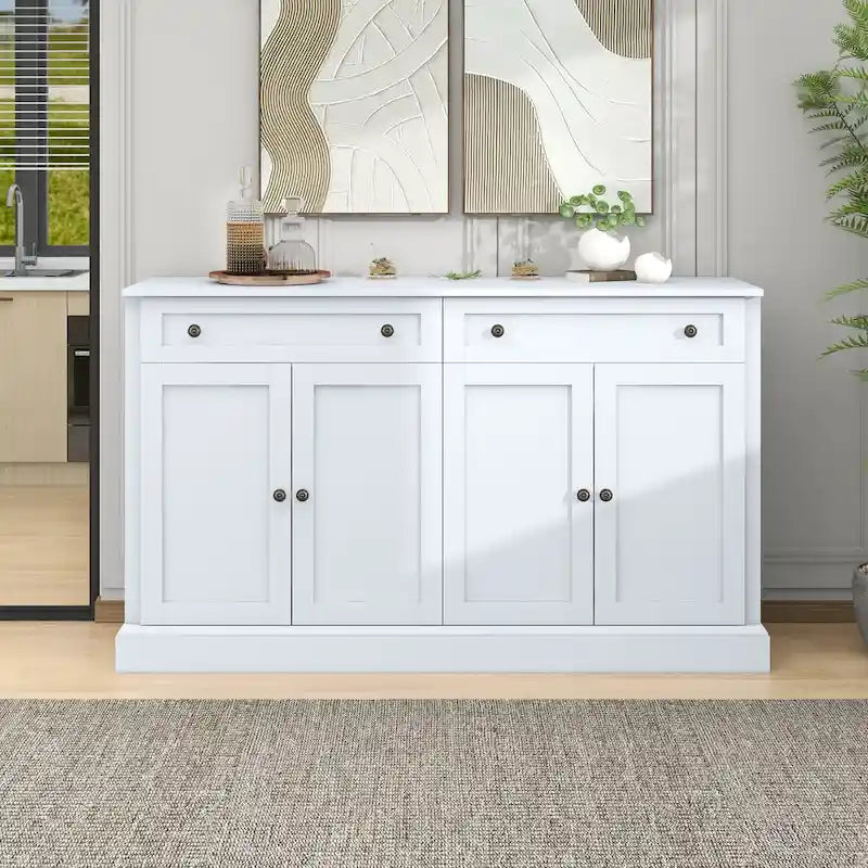 Storage Buffet Cabinet with 2 Drawers - N/A