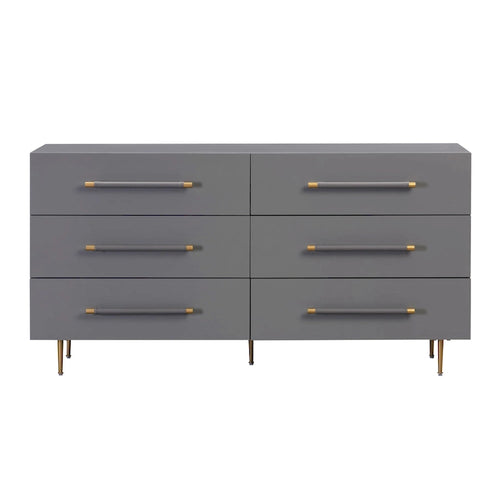 Kommode aus Massivholz mit 6 Schubladen und geräumigem Stauraum für das Schlafzimmer