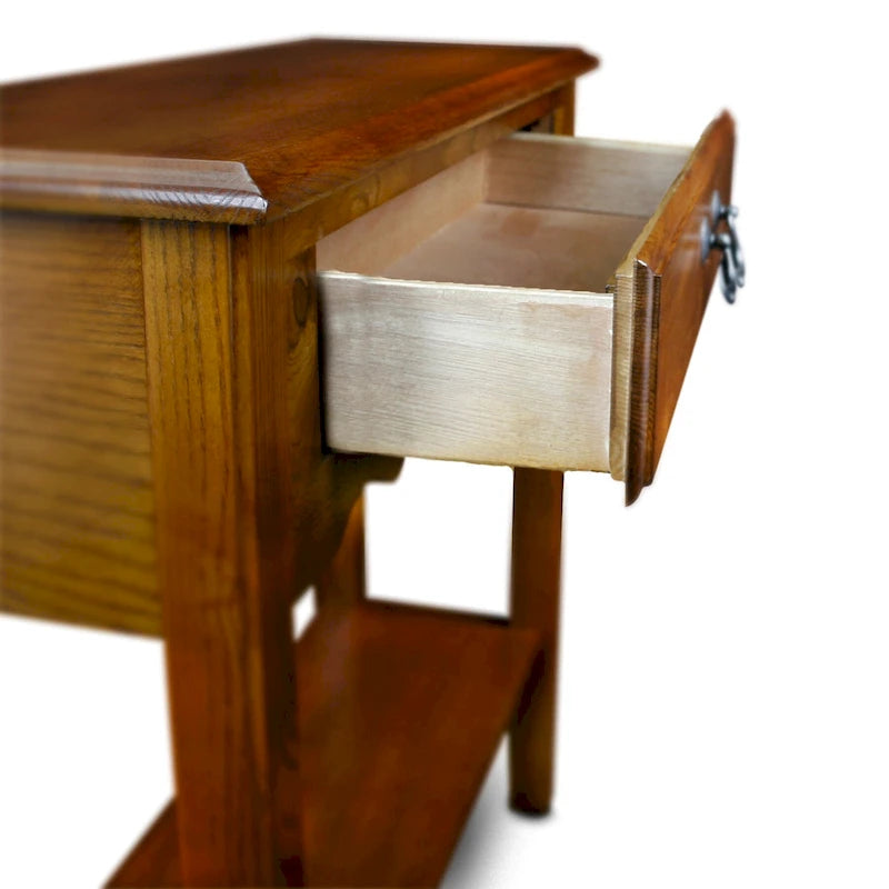 Off White Solid Wood Console Table for Entryway and Living Room