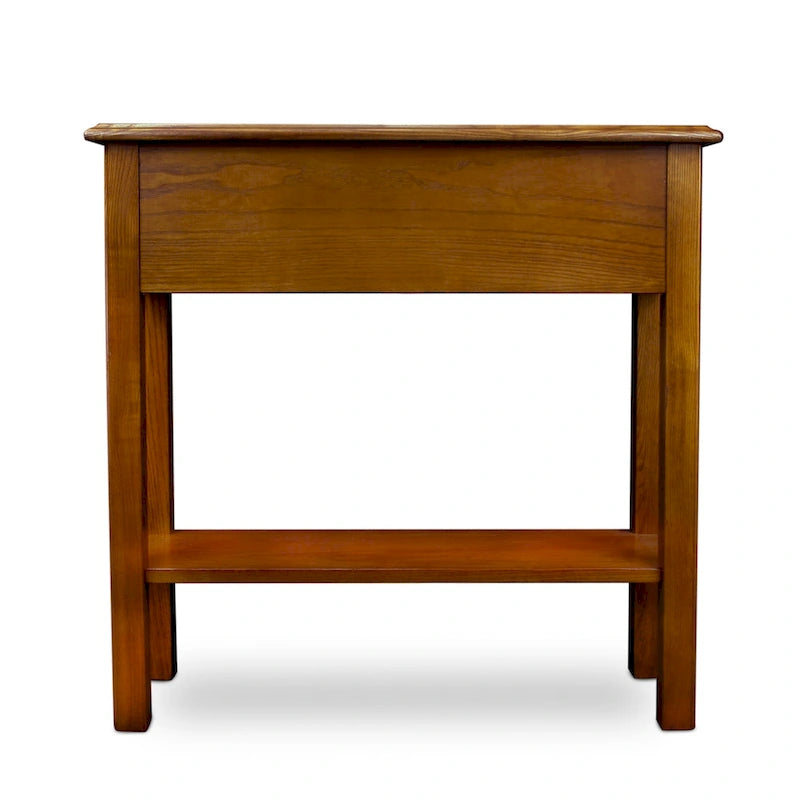 Off White Solid Wood Console Table for Entryway and Living Room