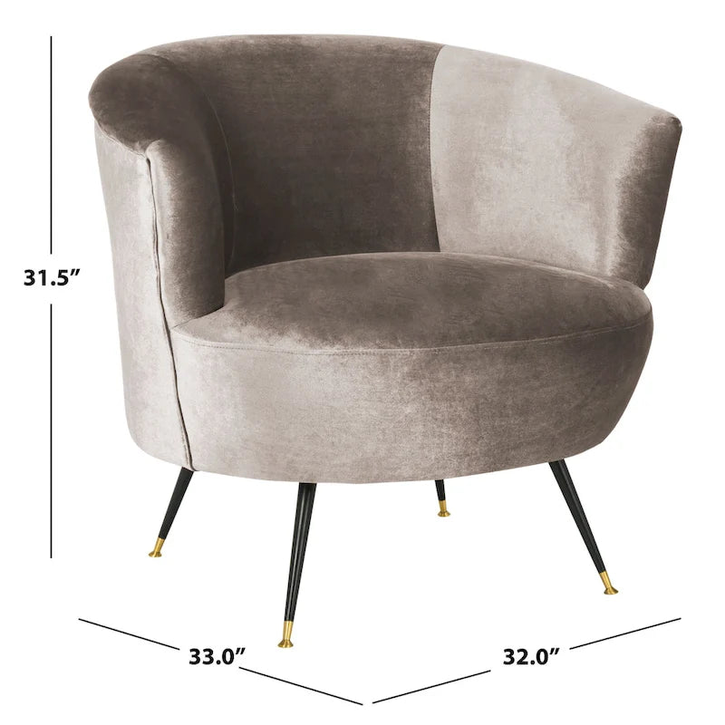 Juliann Mid-Century Modern Retro Club Chair - 32 x 33 x 31.5 - 32Wx33Dx32H