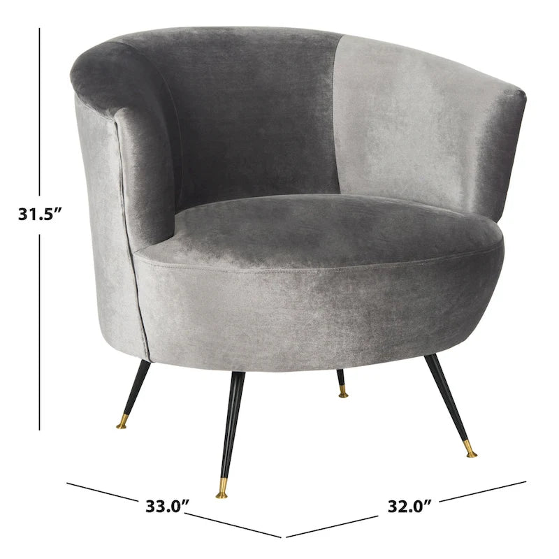 Juliann Mid-Century Modern Retro Club Chair - 32 x 33 x 31.5 - 32Wx33Dx32H