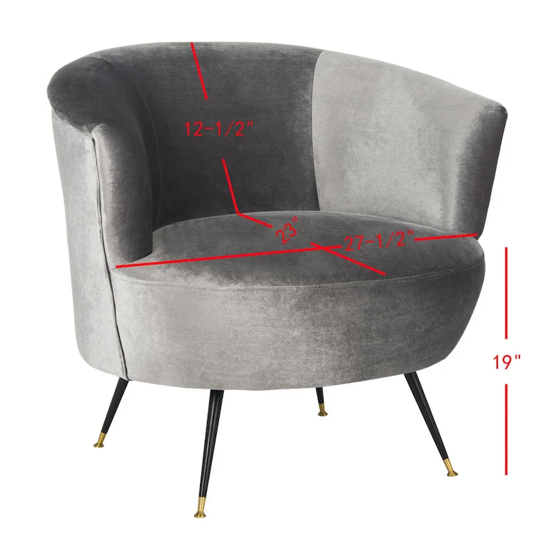 Juliann Mid-Century Modern Retro Club Chair - 32 x 33 x 31.5 - 32Wx33Dx32H